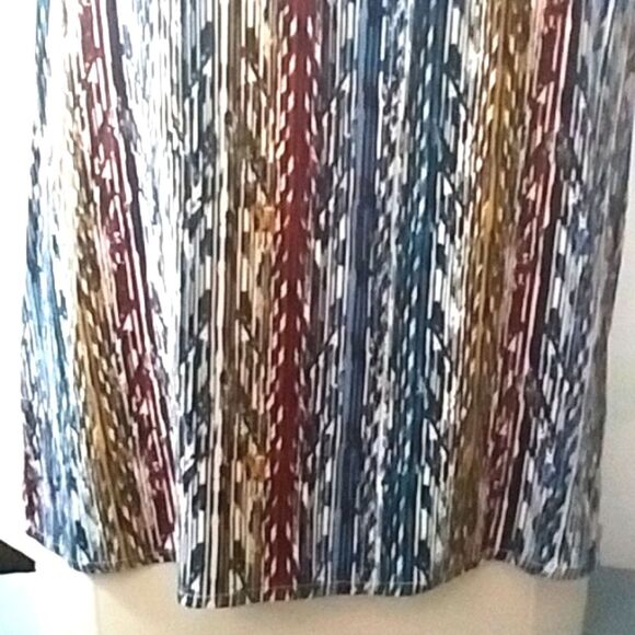 Liverpool Los Angeles Womens Halter Top Sleeveless Ikat Arrows Stripes s… - Picture 5 of 15